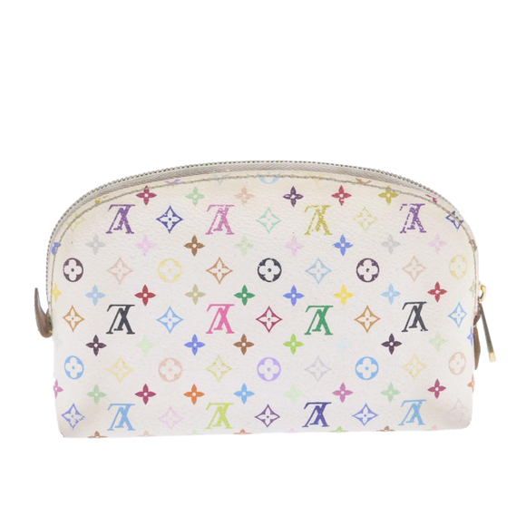 LOUIS VUITTON Monogram Multicolor Pochette Cosmetic Pouch M47354 LV Auth yk1189 - Picture 3 of 16